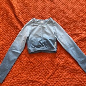 Gymshark long sleeve crop top